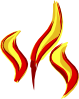 Flames 2 Clip Art