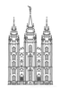 Nauvoo Temple Clipart Image