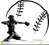 Baseball Catcher Clipart Image