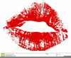 Lip Kiss Print Clipart Image