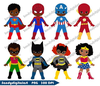 American Heroes Clipart Image