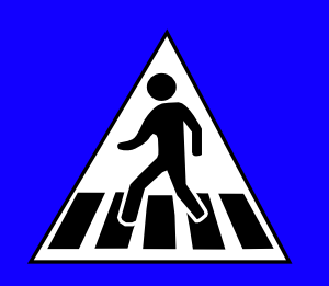 Peds Xing Sign Clip Art