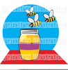 Honey Jar Clipart Image