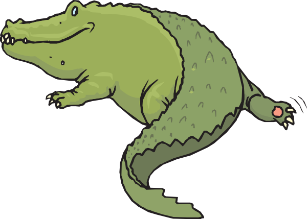 clipart alligator cartoon - photo #16