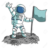 Free Spaceman Clipart Image