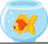 Free Cartoon Goldfish Clipart Image