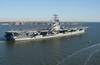 Uss George Washington (cvn 73) Sails By Fort Monroe Image