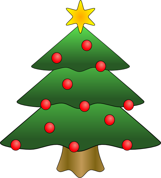 clip art christmas tree - photo #3