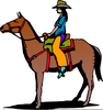 Riding Horse Clipart Image
