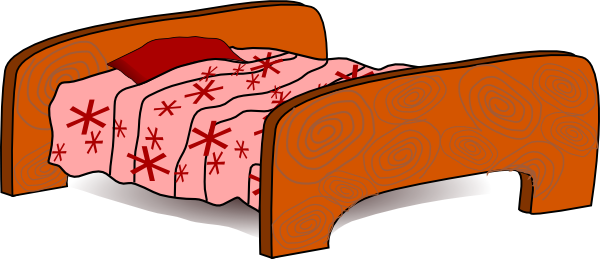 Bed 5 Clip Art at Clker.com - vector clip art online, royalty free ...