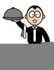 Waiter Animated Clipart Image