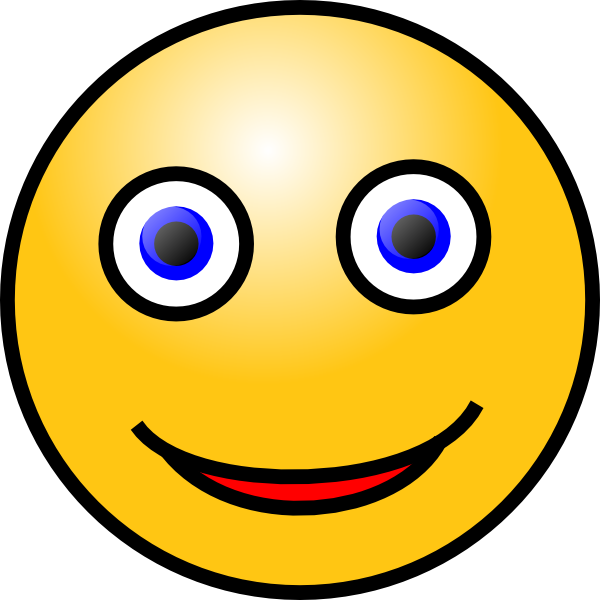 free clipart images happy face - photo #12