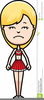 Sad Woman Clipart Free Image