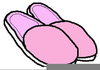 Fuzzy Slippers Clipart Image