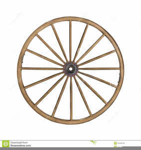 Wheel With Spokes Clipart Image