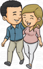 Walking People Clipart Image