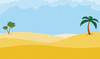 Desert Scene Clipart Image