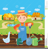 Country Cottage Clipart Image