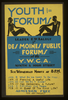Youth Forums Leader E.w. Balduf Of Des Moines Public Forums At The Y.w.c.a. Ninth & High Street. Image