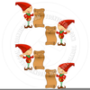 Naughty Elf Clipart Image