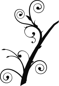 Twisted Branch 2 Clip Art