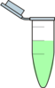1ml Eppendorf Tube (light Green) Clip Art