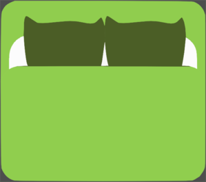 Bed 3 Clip Art at Clker.com - vector clip art online, royalty free ...