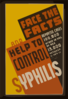 Face The Facts And Help To Control Syphilis Reported Cases 100,000 Under 19 Yrs. Of Age ... 13,000 Between 11 And 15. Clip Art