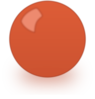 Red Snooker Ball Clip Art