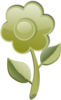 Green Flower Clip Art