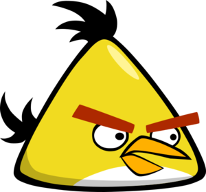 Yellow Angry Bird Squack Clip Art