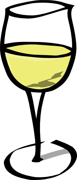 Glass Of White Wine Clip Art at Clker.com - vector clip art online