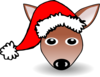 Santa Deer Clip Art