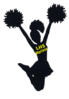 Cheer Leader Marissa 2 Clip Art