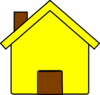  Yellow House Clip Art