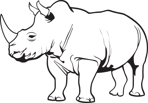 cartoon rhino clip art - photo #39