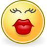 Face Kiss Clip Art