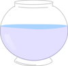 Empty Fish Bowl  Clip Art