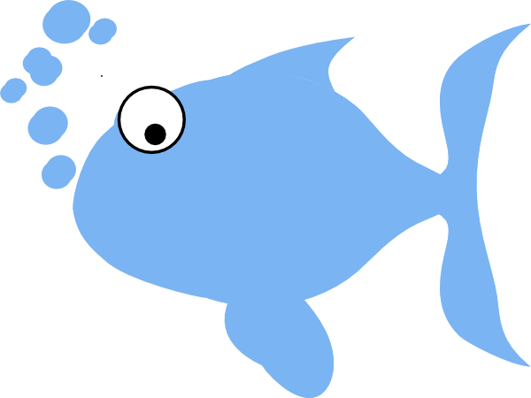 clipart blue fish - photo #10