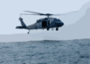 Search And Rescue Swimmers Assigned To The Chargers Of Helicopter Combat Support Squadron Six (hc-6) Stand Ready Aboard An Mh-60s Knighthawk Clip Art