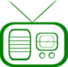 Radio Green Clip Art