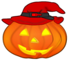 Jack O Lantern Wearing Hat T Image