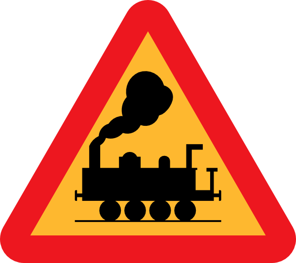 train signs clip art - photo #2