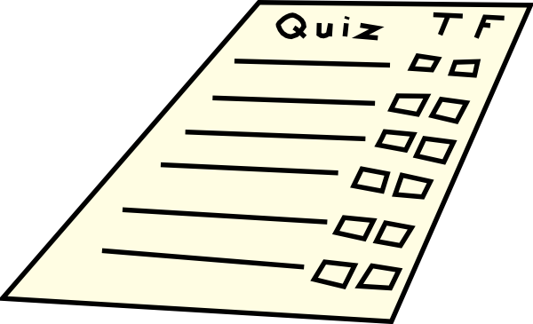 clipart of quiz - photo #1