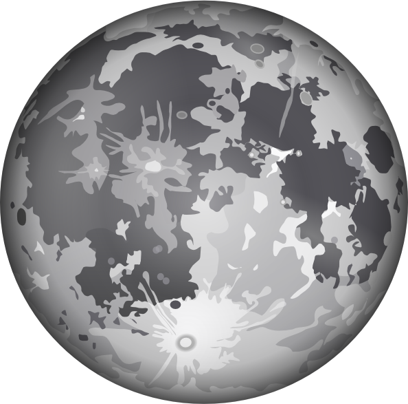 moon clipart vector - photo #12