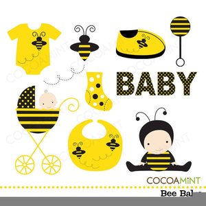 Free Baby Bee Clipart Image