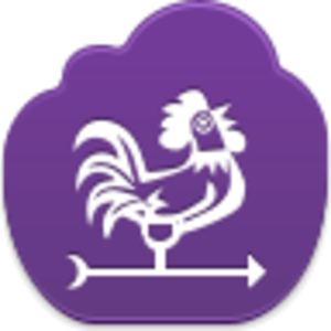 Weathercock Icon Image