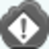 Free Grey Cloud Exclamation Image
