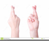 Free Crossed Fingers Clipart Image