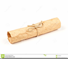 Rolled Scroll Clipart Image